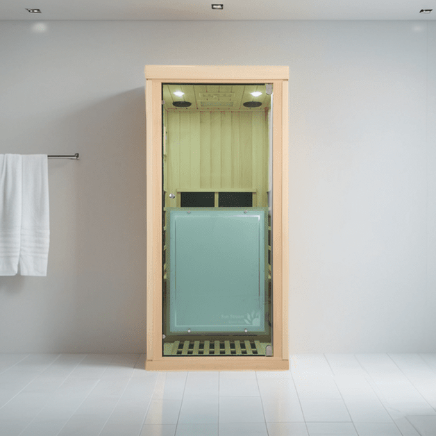 Evolve 10 1 person sauna outside front view