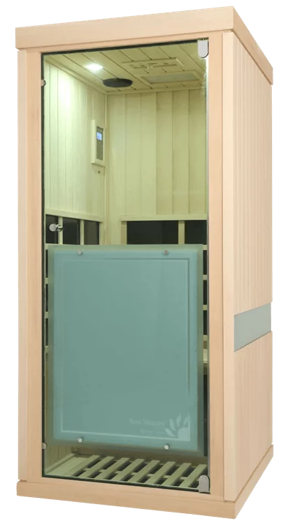 Evolve 10 1 person sauna front right view